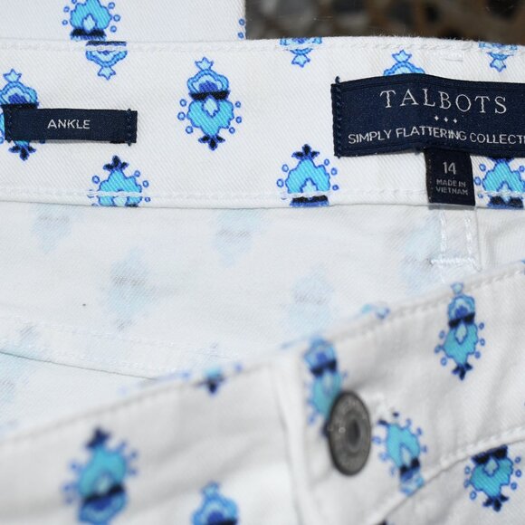 Talbots Multicolored Ankle Pants - Picture 3 of 3